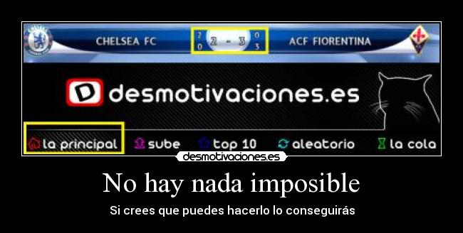 No hay nada imposible - 