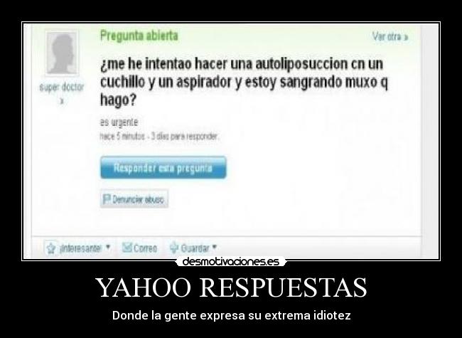 YAHOO RESPUESTAS - 