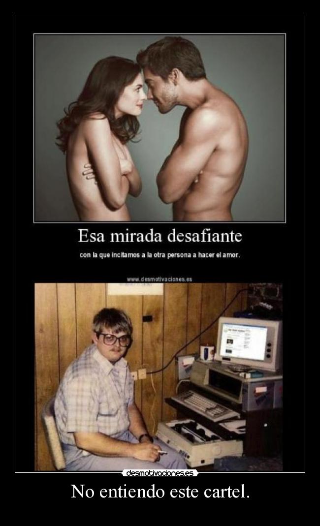 No entiendo este cartel. - 