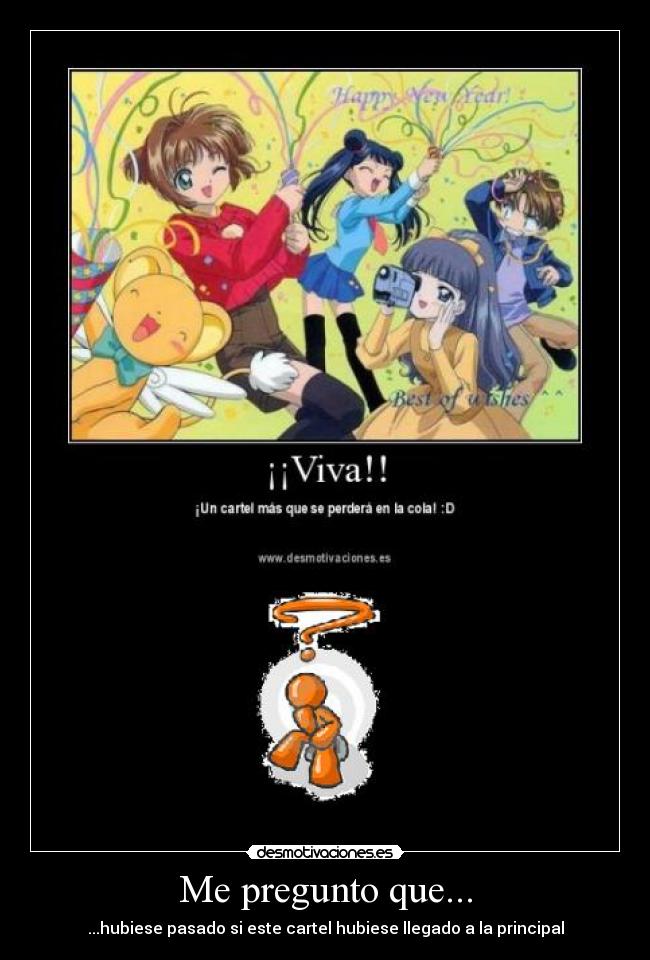 Me pregunto que... -