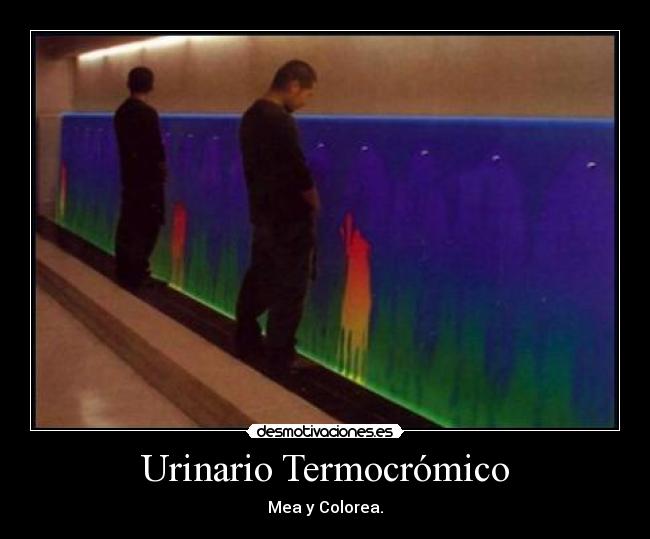 Urinario Termocrómico - Mea y Colorea.