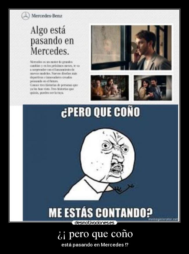 ¿¡ pero que coño - está pasando en Mercedes !?