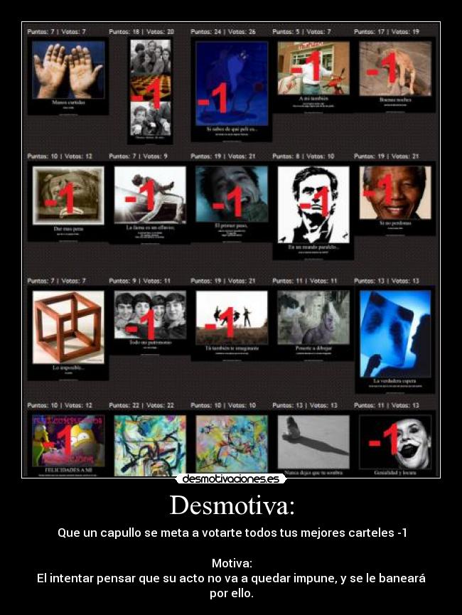 Desmotiva: - 