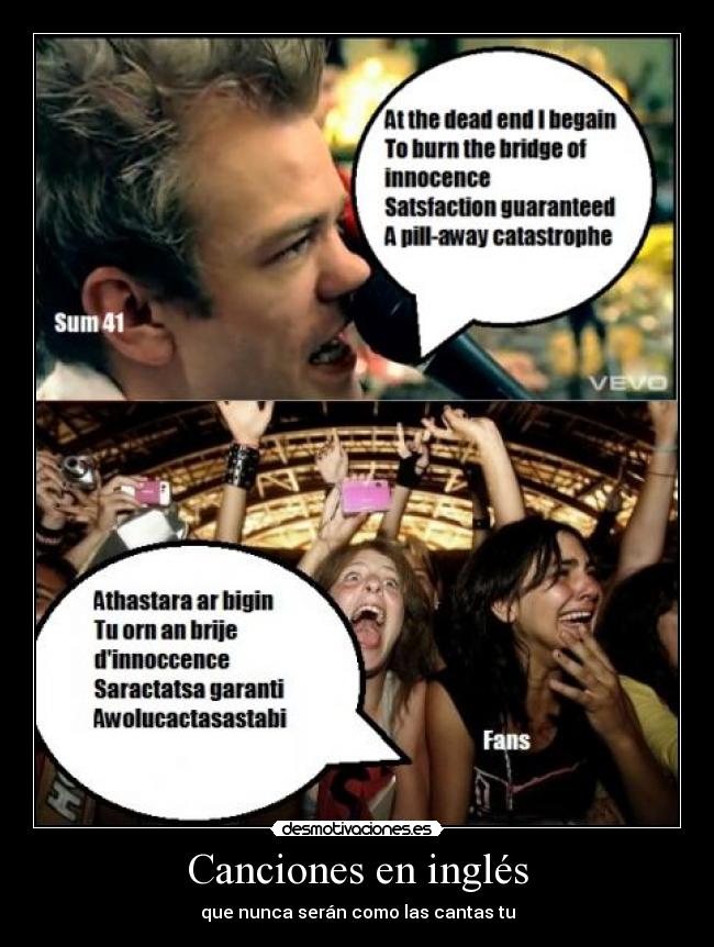 Canciones en inglés -