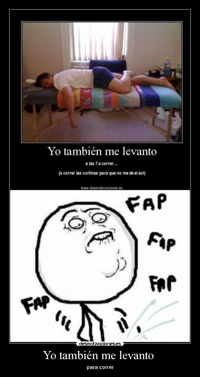 carteles fapfap correr desmotivaciones