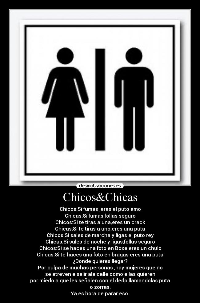 carteles chicoschicas desmotivaciones