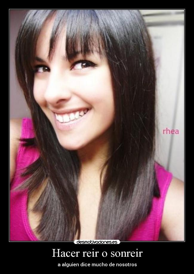 Hacer reir o sonreir - 