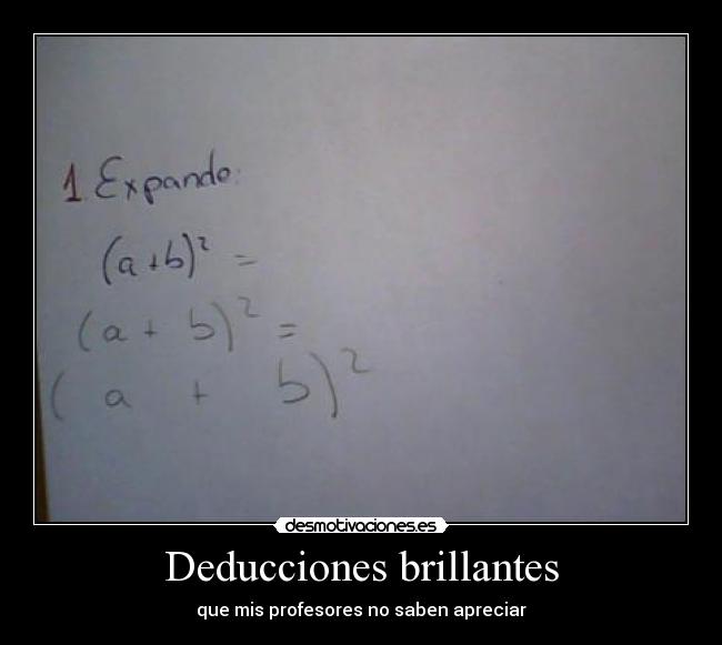 Deducciones brillantes -