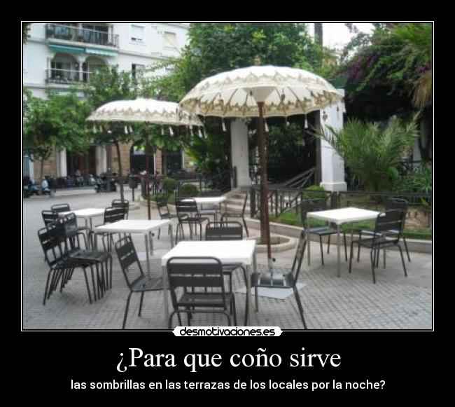 carteles sombrillas desmotivaciones