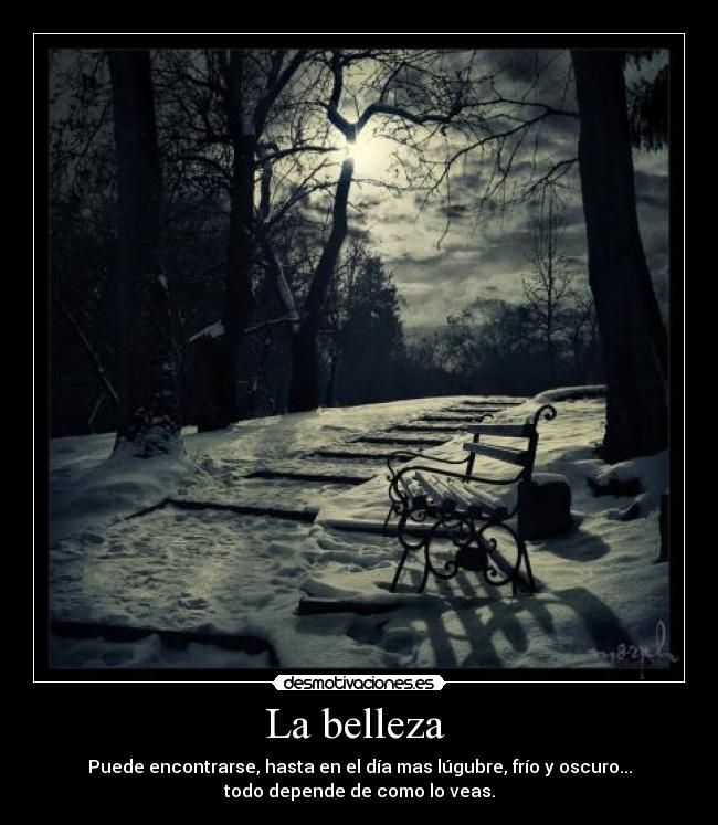 La belleza -