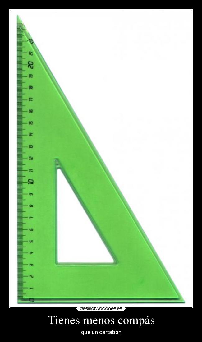 carteles compas desmotivaciones