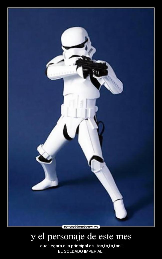 y el personaje de este mes -