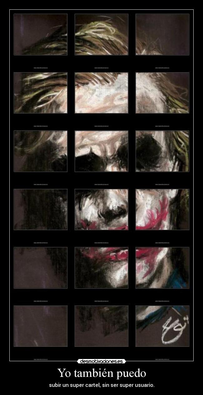 Yo también puedo - subir un super cartel, sin ser super usuario.