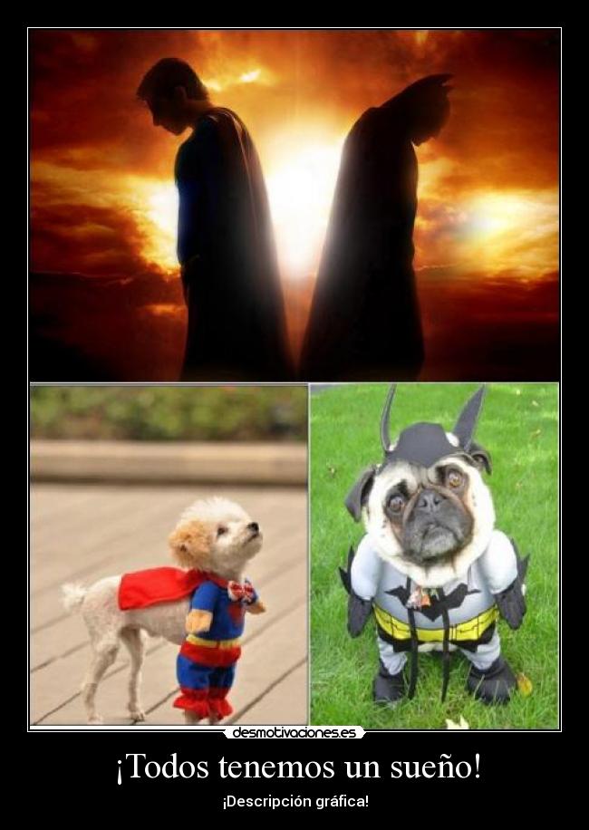 ¡Todos tenemos un sueño! - ¡Descripción gráfica!