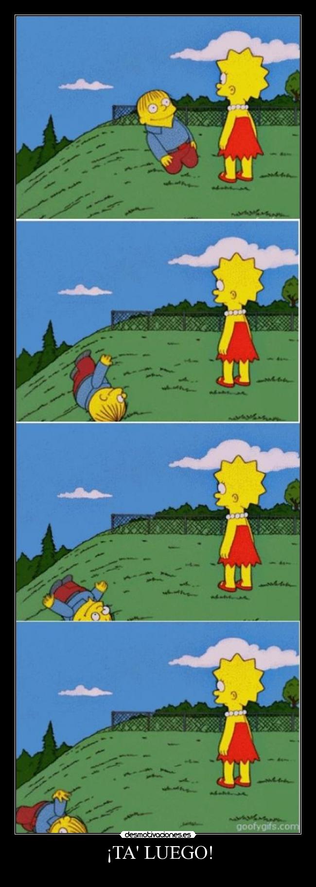 carteles simpson desmotivaciones