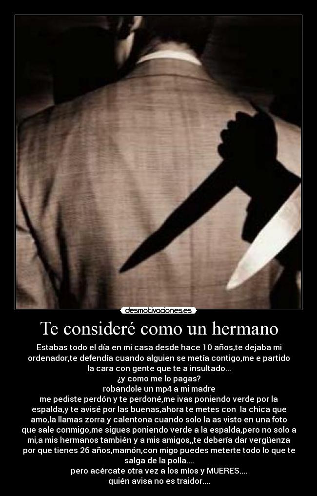 carteles considere como hermano desmotivaciones