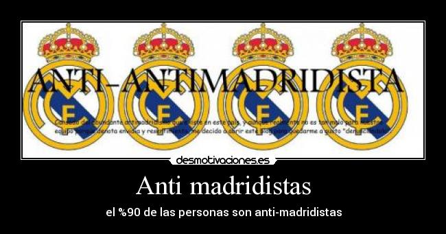 Anti madridistas - 