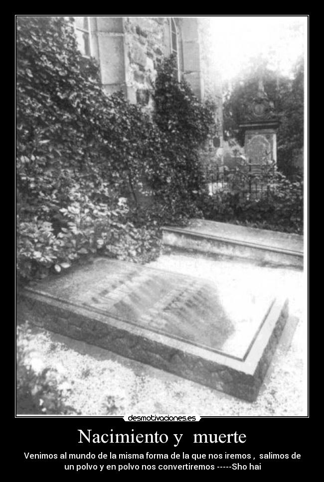 Nacimiento y muerte -