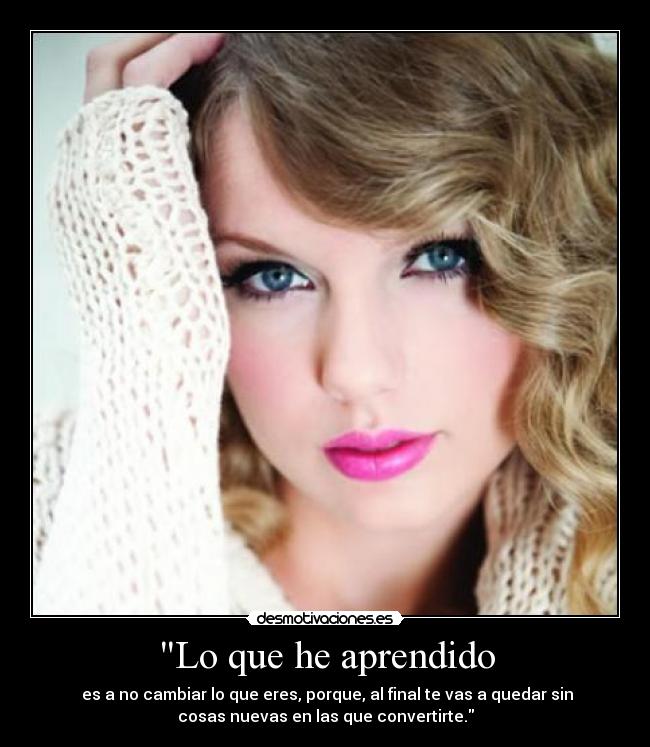 Lo que he aprendido - 