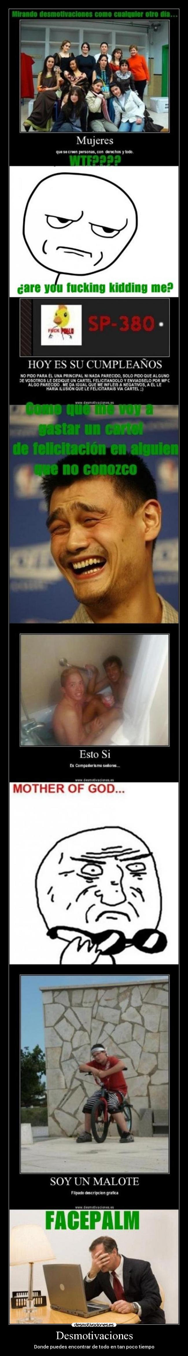 Desmotivaciones - Donde puedes encontrar de todo en tan poco tiempo