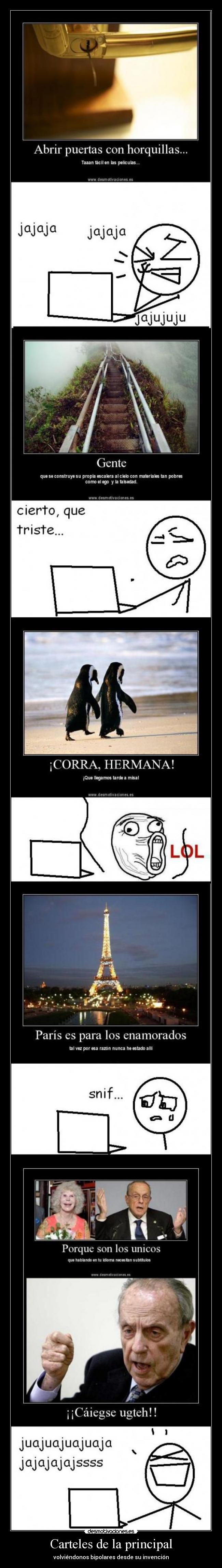 Carteles de la principal -