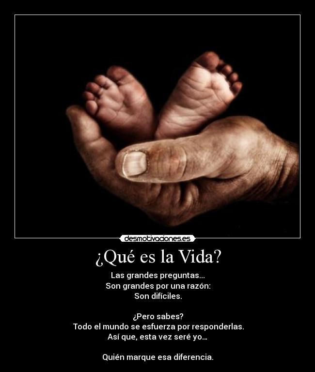 ¿Qué es la Vida? -