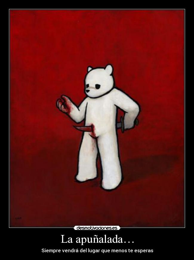 La apuñalada… - 