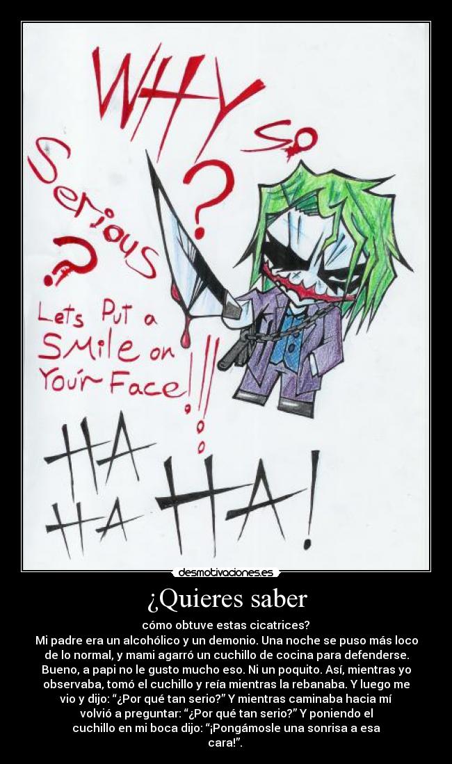 ¿Quieres saber -