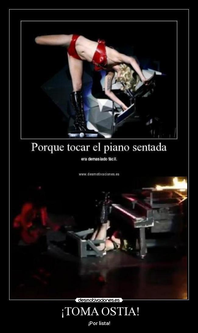 carteles lady gaga desmotivaciones