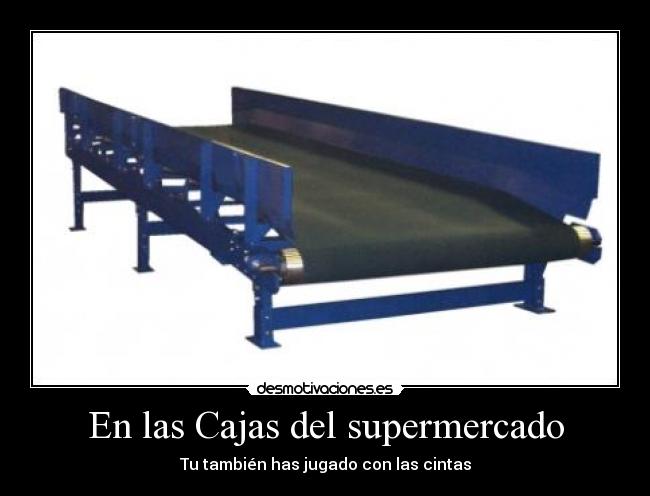 En las Cajas del supermercado -