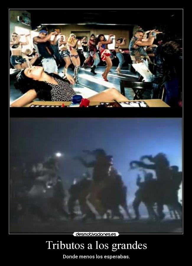 Tributos a los grandes -