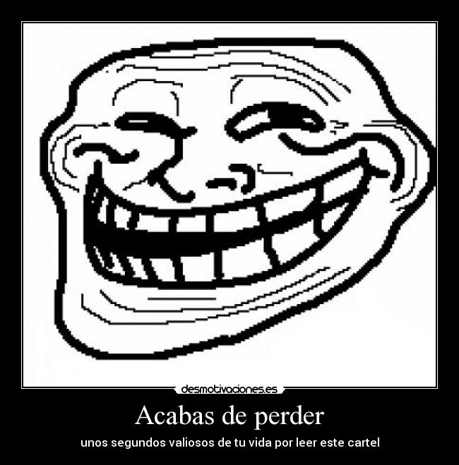 Acabas de perder -