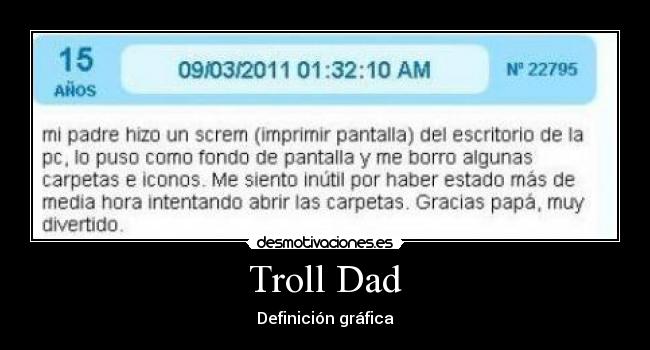 Troll Dad - 