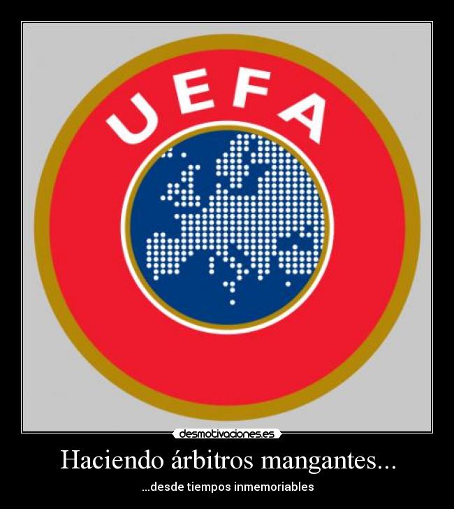 Haciendo árbitros mangantes... -