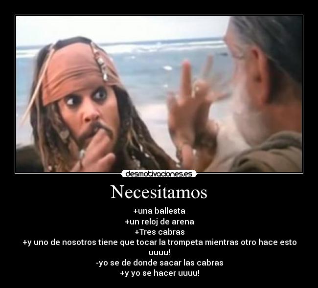 Necesitamos -