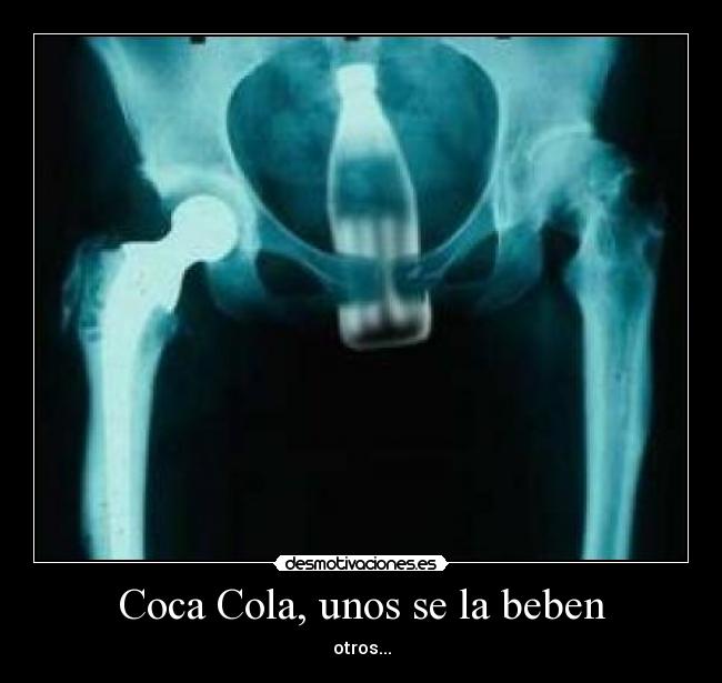 Coca Cola, unos se la beben - otros...