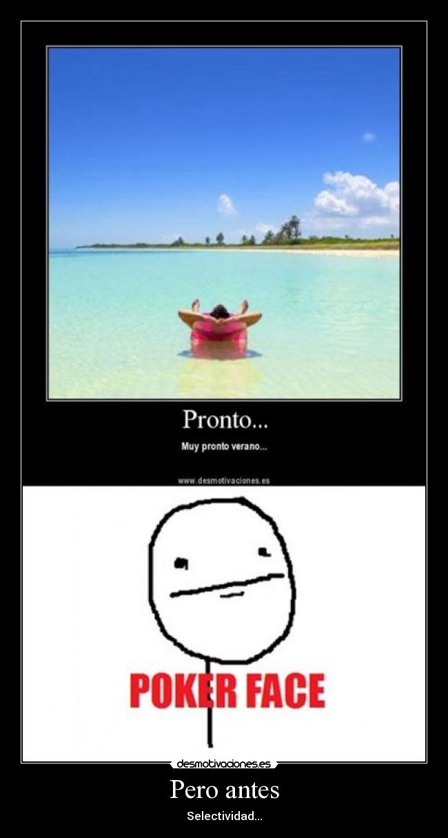 Pero antes - Selectividad...