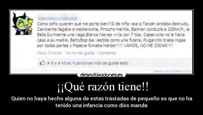 ¡¡Qué razón tiene!! - 