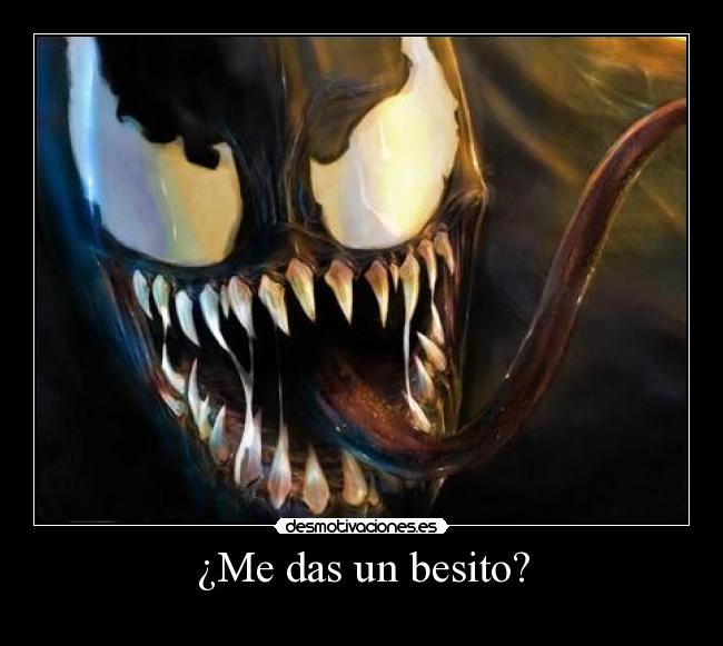 ¿Me das un besito? -