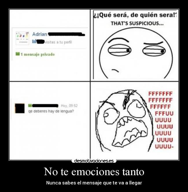 No te emociones tanto - 