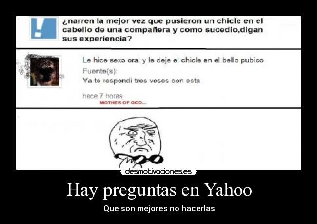 Hay preguntas en Yahoo - 