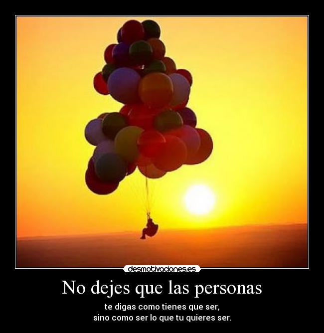 No dejes que las personas - 