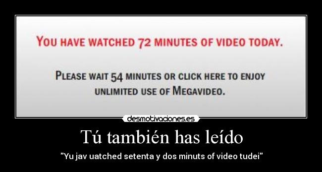 Tú también has leído - 