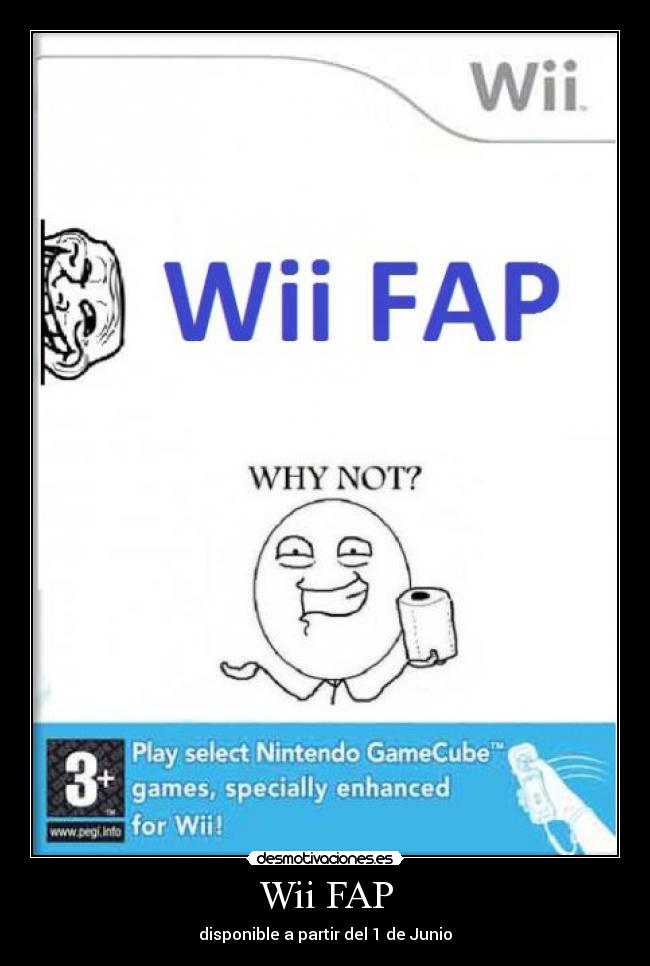 carteles wii fap desmotivaciones