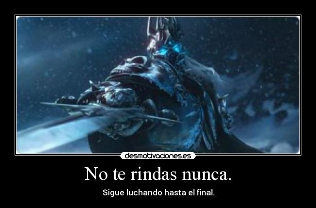 No te rindas nunca. - 