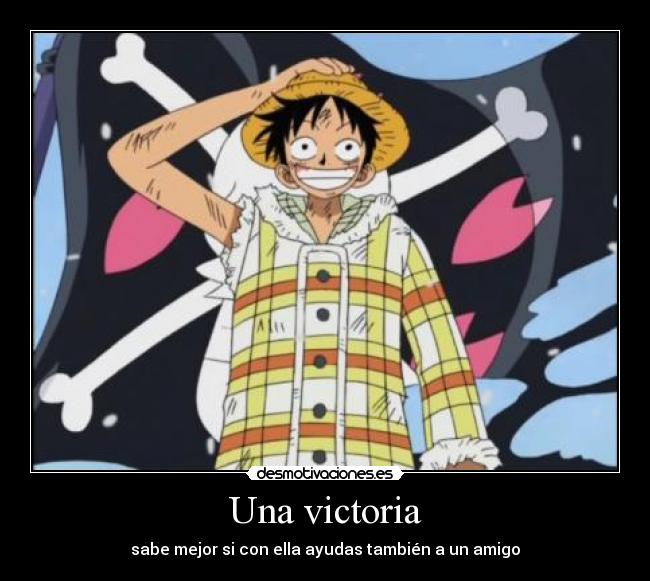 Una victoria -