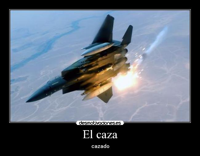 El caza - cazado