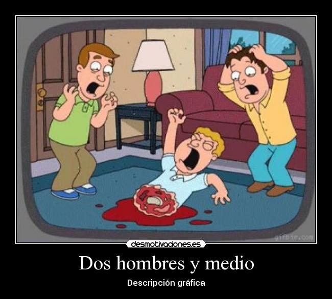 Dos hombres y medio - Descripción gráfica