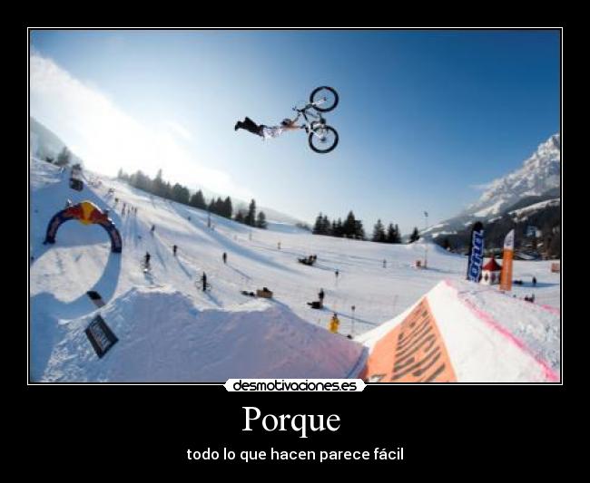 Porque - todo lo que hacen parece fácil