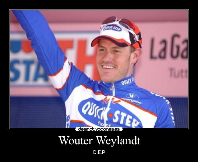 Wouter Weylandt - D.E.P